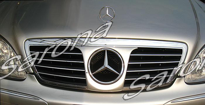 Custom Mercedes S Class  Sedan Grill (2003 - 2006) - $290.00 (Manufacturer Sarona, Part #MB-009-GR)